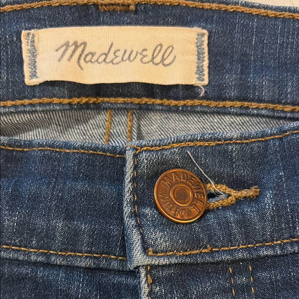 Madewell 10” High Button Fly Rise Skinny Jeans - Picture 6 of 6